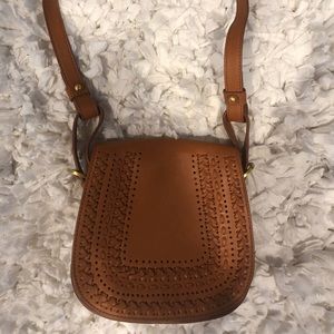 Crossbody leather purse